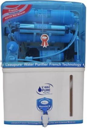 L'eaupure  9 stage GP 12 L RO + UV + UF + TDS Water Purifier