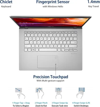 Asus VivoBook 14 M409DA-EK715T Laptop (AMD Athlon Silver 3050U/ 4GB/ 1TB/ Win10)