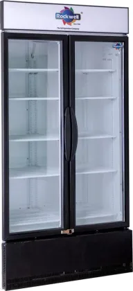 Rockwell RVC1100B 947 L Double Glass Door Visi Cooler
