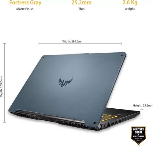 Asus TUF Gaming A17 FA706IH-H7030T Gaming Laptop (AMD Ryzen 5/ 8GB/ 1TB 256GB SSD/ Win10 Home/ 4GB Graph)