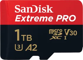 SanDisk Extreme Pro 1TB Micro SDXC A2 UHS-I Memory Card