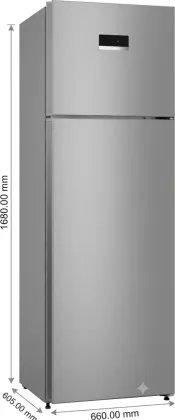Bosch CTN29S21VI 290 L 4 Star Double Door Refrigerator