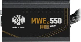 Cooler Master MWE 550 Bronze-V3 80 Plus Bronze 550 Watts PSU