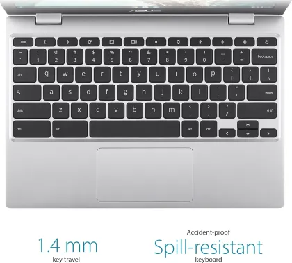 Asus Chromebook CX1 CX1100CNA-AS42 Laptop (Intel Celeron N3350/ 4GB/ 32GB eMMC/ ChromeOS)