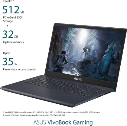 Asus VivoBook F571GT-AL318T Gaming Laptop (9th Gen Core i7/ 16GB/ 512GB SSD/ Win10/ 4GB Graph)