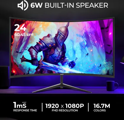 Foxin Phantom 24 inch Full HD Curved Gaming Monitor