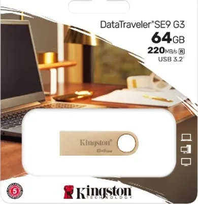 Kingston DataTraveler SE9G3 64 GB USB 3.2 Flash Drive - image 4