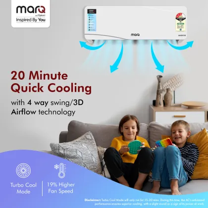 MarQ by Flipakart 103IPG25WQV2 1 Ton 3 Star 2025 Inverter Split AC