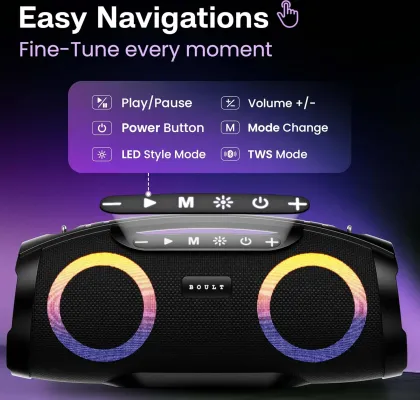 Boult Bassbox Q60 60W Bluetooth Speaker