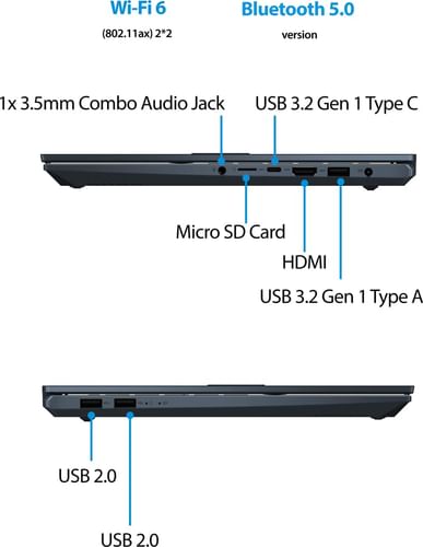 Asus Vivobook Pro 14 OLED 2021 M3401QC-KM045WS Laptop (Ryzen 7-5800H/ 16GB/ 512GB SSD/ Win11 Home/ 4GB Graph)