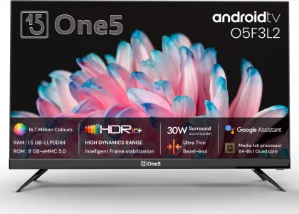 One5 O5F3L2 32 inch HD Ready Smart LED TV