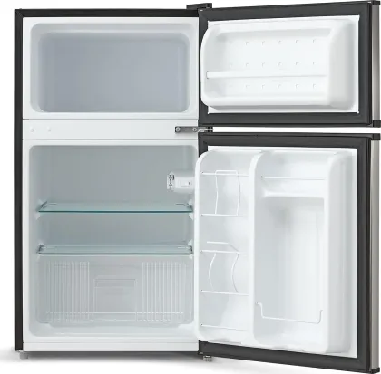 Midea WHD-113FSS1 3.1 Cu Ft Double Door Mini Refrigerator
