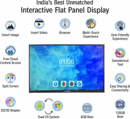 Limeberry SP-IWB-982065 65 inch Ultra HD 4K Interactive Flat Panel