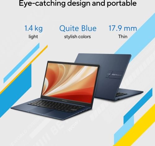Asus VivoBook 14 X1404VA-EB1923WS Laptop (13th Gen Core i3/ 8GB/ 512GB SSD/ Win11 Home)