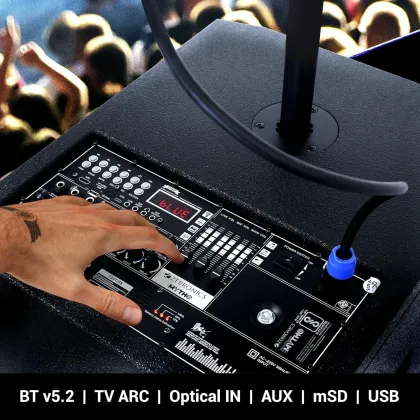 Zebronics Mytho 520W DJ Speaker