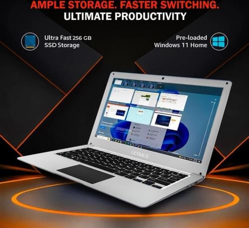 Ultimus Apex NU14U7INC54BN Laptop (Celeron N4020/ 8GB/ 256GB SSD/ Win11 Home)