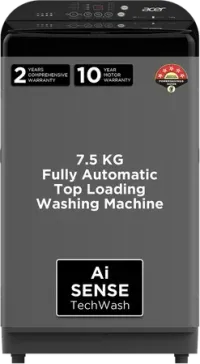Acer 7.5 kg 5 Star Fully Automatic Top Load Washing Machine