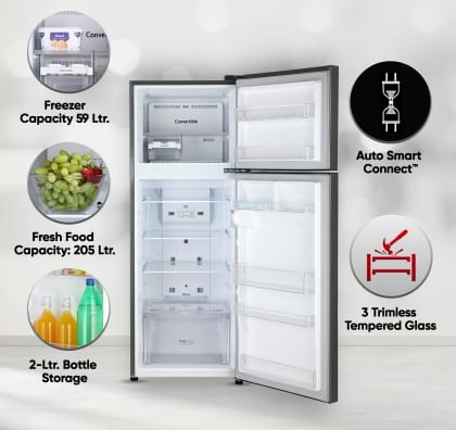 LG GL-S302SPZY 264 L 2 Star Double Door Refrigerator