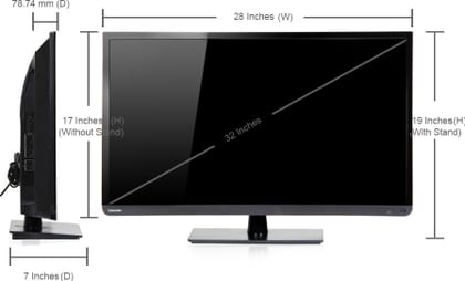 Toshiba 32L3300 81cm (32) LED TV (HD Ready)