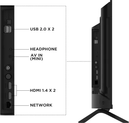 Acer G Series 32 inch HD Ready Smart LED TV (AR32GT2841HDFL)
