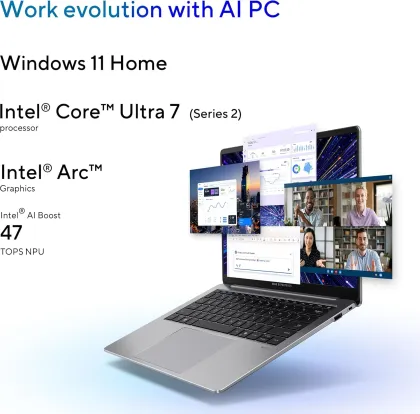 Asus ExpertBook P5 P5405CSA-DH76 AI Laptop (Intel Core Ultra 7 258V/ 32GB/ 1TB SSD/ Win11 Home)
