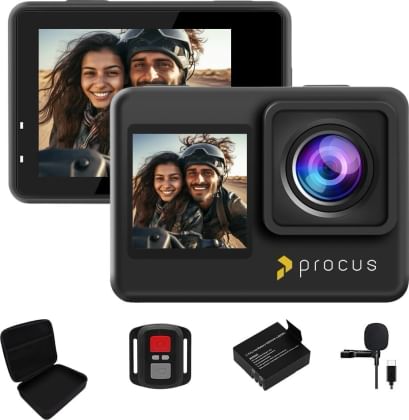 Procus Rush Dual Screen 24MP Sports and Action Camera