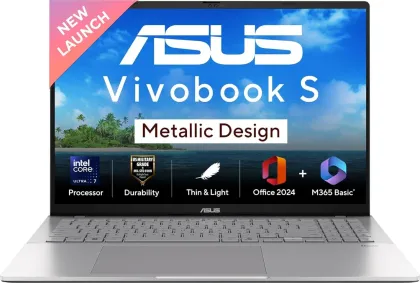 Asus Vivobook S16 S3607CA-RP090WS Laptop (Intel Core Ultra 7 255H/ 16GB/ 512GB SSD/ Win11 Home)