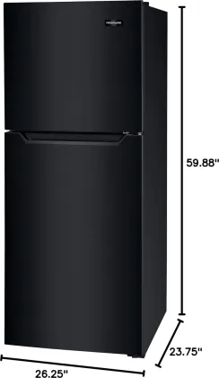Frigidaire FFET1022UB 10.1 Cu Ft Double Door Refrigerator