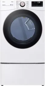 LG DLEX4000W 7.4 cu ft Fully Automatic Front Load Dryer