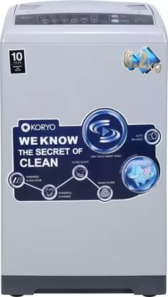 Koryo KWM6518TL 6.2Kg Fully Automatic Top Load Washing Machine