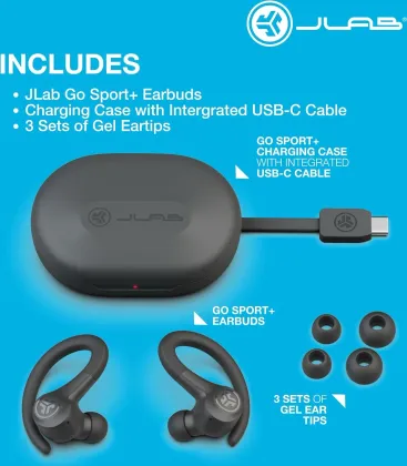 JLab Go Air Sport Plus True Wireless Earbuds