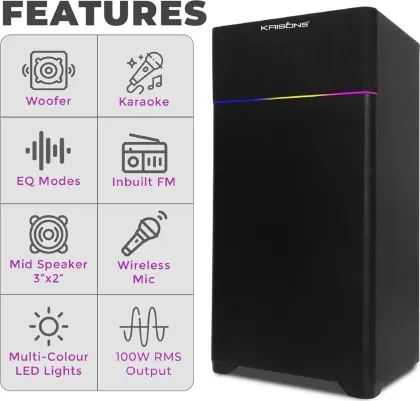 Krisons Rocker 120W Bluetooth Speaker