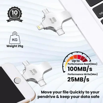EVM Enstore 128 GB 4 in 1 OTG Flashdrive - image 7