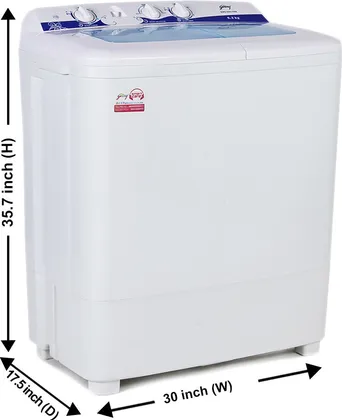 Godrej GWS 6203 PPD Twin Tub Semi Automatic Washing Machine