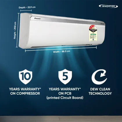 Daikin MTKL50XV16VAA 1.5 Ton 3 Star 2026 Inverter Split AC