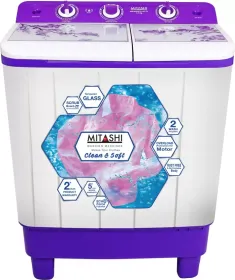Mitashi MiSAWM72v45 GL 7.2 kg Semi Automatic Top Load Washing Machine