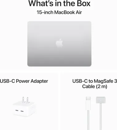 Apple MacBook Air 15 2024 Laptop (Apple M3/ 8GB/ 256GB SSD/ macOS)