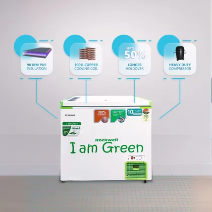 Rockwell GFRN250SDUC 179 L Single Door Deep Freezer