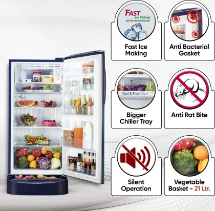 Godrej GL-D231ABAU 210 L 5 Star Single Door Refrigerator