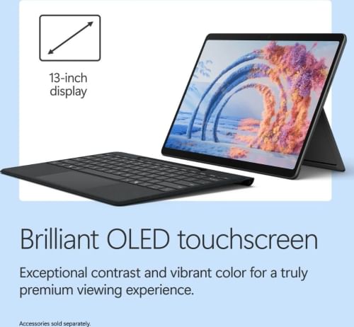 Microsoft Surface Pro 2026 13 inch EP2-65396 2 in 1 Laptop (Snapdragon X2 Elite/ 24GB/ 512GB SSD/ Win11)