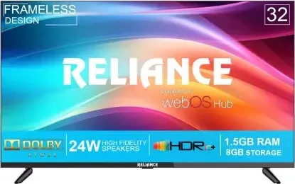Reliance Led Tv Reliance RGT32WB3972FHD 32 inch Full HD Smart LED TV - Price in India ...