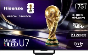 Hisense U7SF 75 inch Ultra HD 4K Smart Mini LED TV (75U7SF)