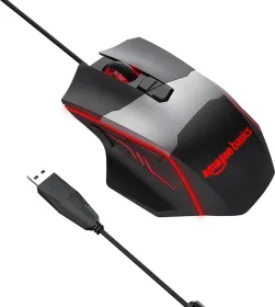AmazonBasics ABIM13 Wired Optical Mouse