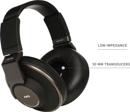 AKG K553 MKII Wired Headphone Without Mic Price in India 2024