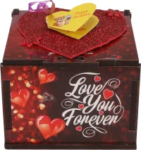 Wenzel Love You Forever Wooden Box Greeting Card