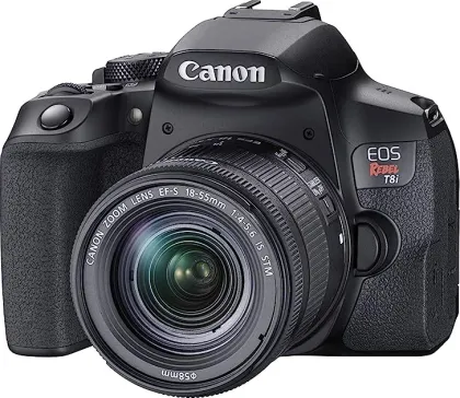 Canon EOS Rebel T8i 24MP SLR Camera with EF-S 18-55mm F/4-5.6 IS STM Lens