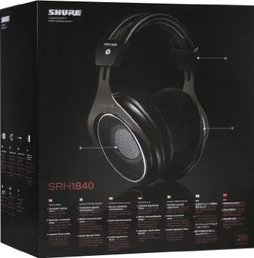 Shure SRH1840 Over Ear Headphones