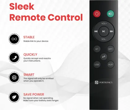 Portronics Pure Sound Pro X 80W Bluetooth Soundbar