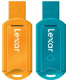 Lexar JumpDrive V20 8GB Peb Drive (Pack of 2)