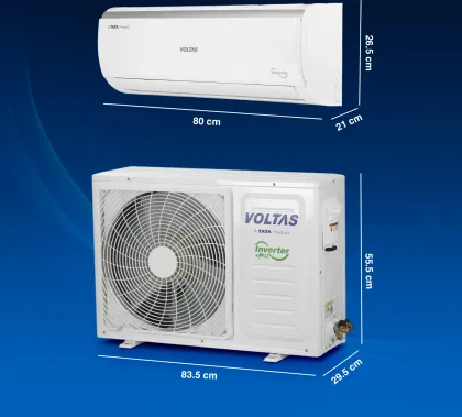 Voltas 125V Vectra Elite-1 1 Ton 5 Star 2024 Inverter Split AC